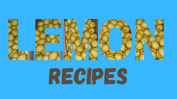 100 Lemon Recipes Graphic