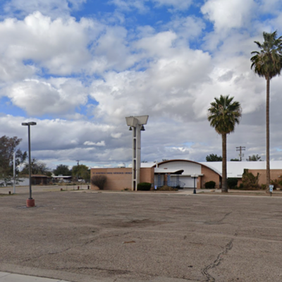 Borderlands' P.O.W.W.O.W. on E. Fort Lowell Road (formerly known as St. Demetrios Greek Orthodox Church)